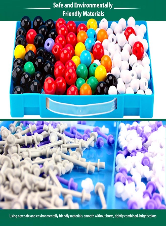 EXBEPE Organic Chemistry Molecular Model Kit 206pc Middle,High School Supplies, Educational Science Set Gift for Student to Learn Structure and Reactions - Image 5